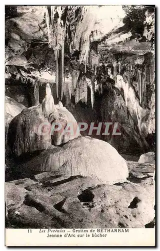 Grottes de Betharram Ansichtskarte AK Jeanne d&#39arc sur le bucher