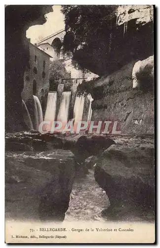 Bellegarde Cartes postales Gorges de la Valserine et cascades