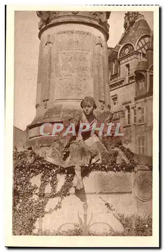 Chateauroux Ansichtskarte AK La berrichonne (monument 1870 1871)