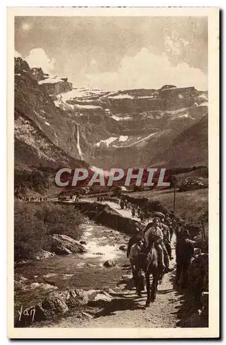 Gavarnie Cartes postales Retour du cirque (ane donkey)