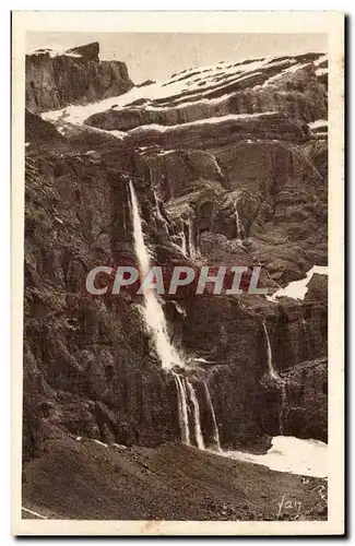 Gavarnie Cartes postales La grande cascade Hauteur de chute 422m