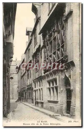 Le Mans Cartes postales Maison dite de la Reine Berengere