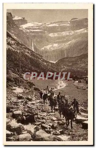 Gavarnie Cartes postales Retour du cirque (ane donkey)