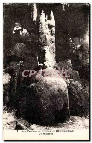 Ansichtskarte AK Grottes de Betharram Le minaret