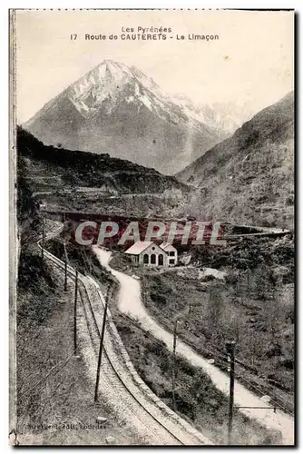 Pyrenees Ansichtskarte AK Route de Cauterets le limacon