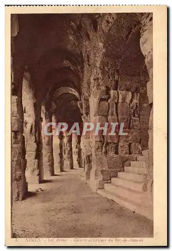 Nimes Ansichtskarte AK les arenes Galerie exterieure du rez de chaussee