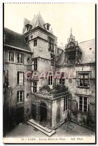 Caen Ansichtskarte AK Ancien hotel de Than