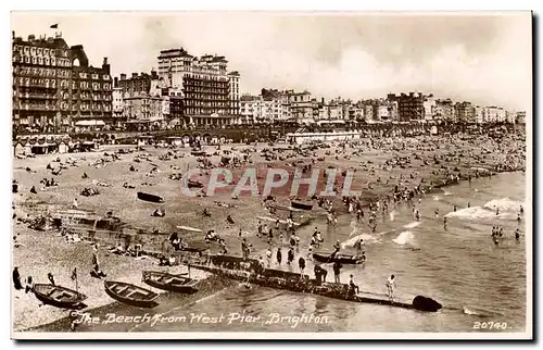 Grande Bretagne Cartes postales BRighton Beach from West Pier