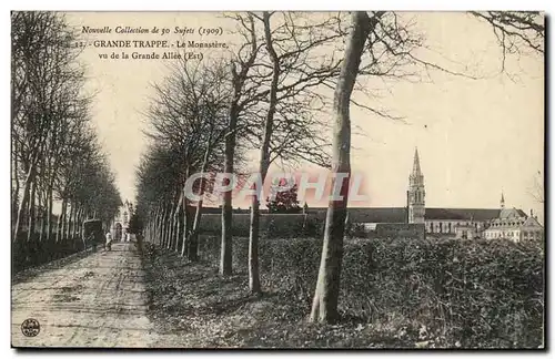 Grande Trappe Cartes postales Le monastere vu de la grande allee (Est)