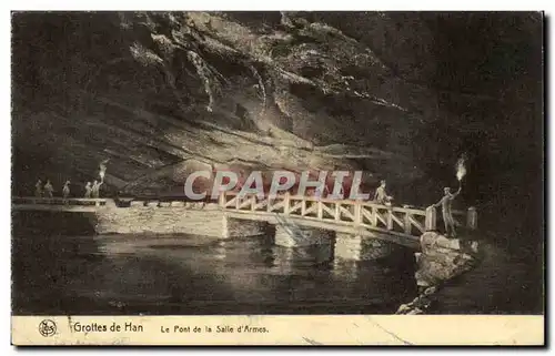 GRottes de Han Cartes postales Le pont de la salle d&#39armes