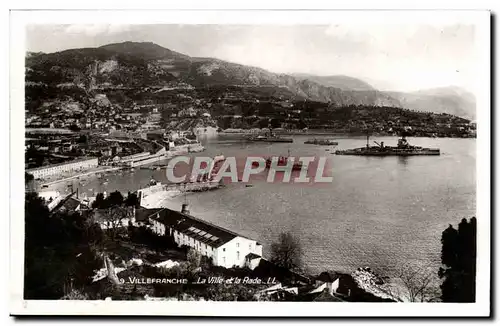 Villefranche Cartes postales La ville et la rade