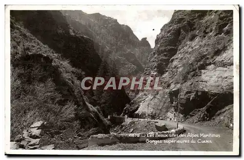 Cartes postales Les beaux sites des Alpes Maritimes Gorges superieures du Cians