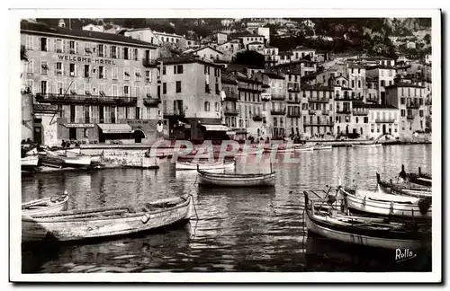 Villefranche sur mer Ansichtskarte AK Le port et le quai Courbet