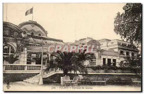 Vichy Cartes postales Terrasse du casino