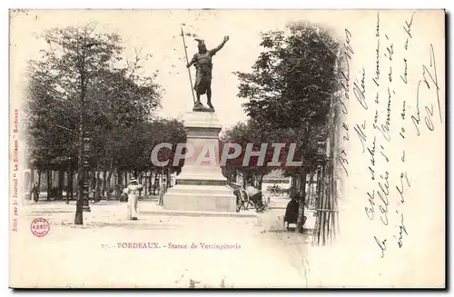 Bordeaux Ansichtskarte AK Statue de Vercingetorix