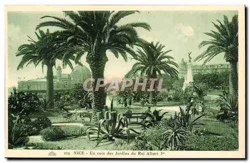 Nice Cartes postales Un coin des jardins du Roi Albert 1er