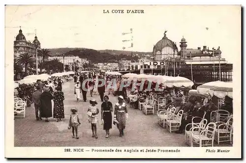 Nice Cartes postales Promenade des anglais et jetee promenade