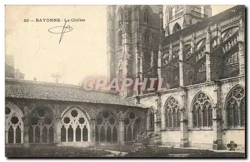 Bayonne Cartes postales Le cloitre