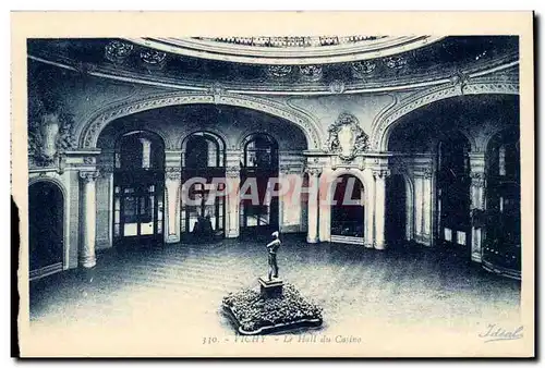 Vichy Cartes postales Le hall du casino