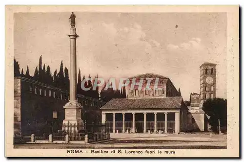 Italie Italia Roma Cartes postales Basilica di S Lorenzo fuori le mura