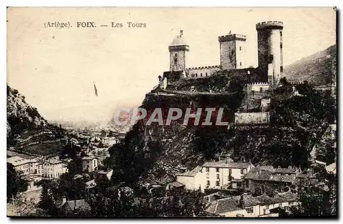 Foix Ansichtskarte AK Les Tours