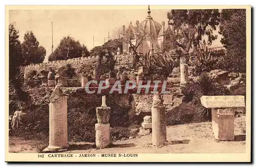 Tunisie Carthage Ansichtskarte AK Jardin Musee St Louis