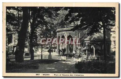 Vichy Cartes postales Parc et source des Celestins