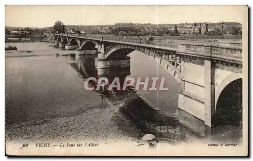 Vichy Cartes postales Le pont sur l&#39Allier