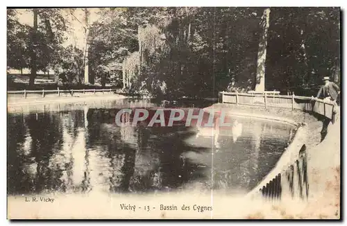 Vichy Cartes postales Bassin des cygnes