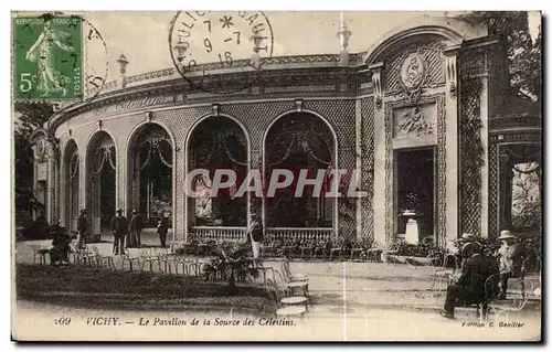 Vichy Cartes postales Le pavillon de la source des CElestins