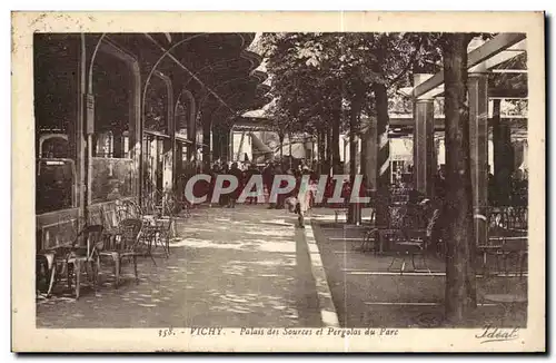 Vichy Ansichtskarte AK Palais des Sources et Pergolas du parc