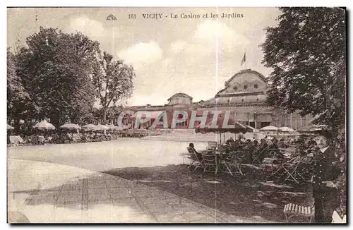 Vichy Ansichtskarte AK Le casino et les jardins