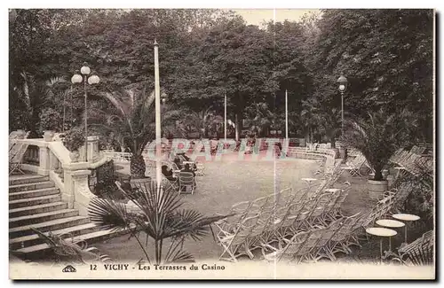 Vichy Cartes postales Les terrasses du casino