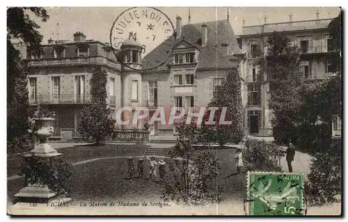 Vichy Cartes postales La maison de MAdame de SEvigne