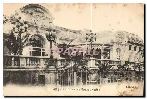 Vichy Cartes postales Facade du nouveau casino