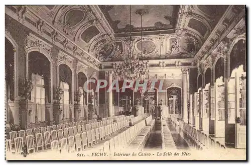 Vichy Cartes postales Interieur du casino La salle des fetes