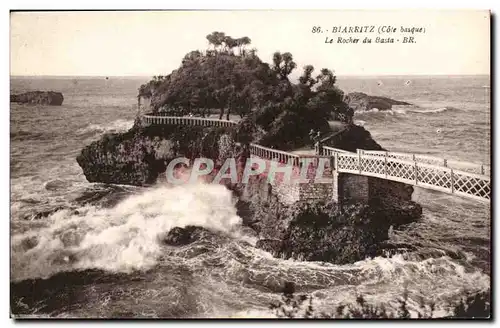 Biarritz Cartes postales Le rocher du Basta