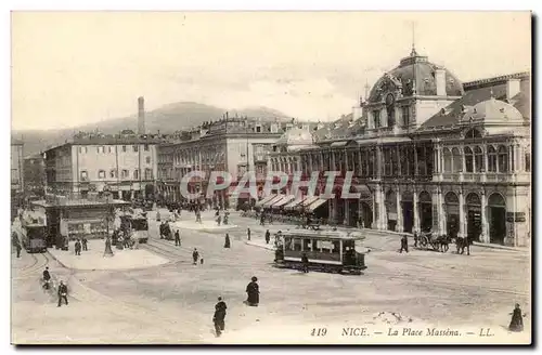 Nice Cartes postales La place Massena