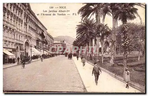 Nice Cartes postales Les jardins Albert 1er et l&#39avenue de Verdun