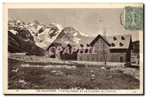 Dauphine Cartes postales La Liautaret et le glacier de l&#39homme