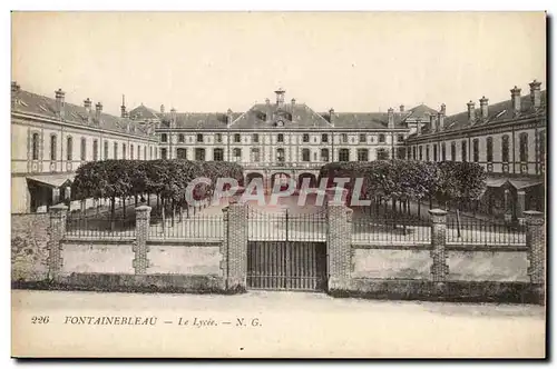 Fontainebleau Cartes postales Le lycee