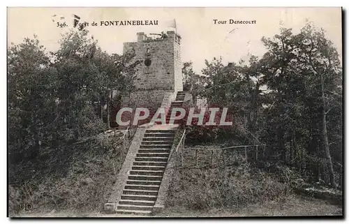 Foret de Fontainebleau Cartes postales Tour Denecourt