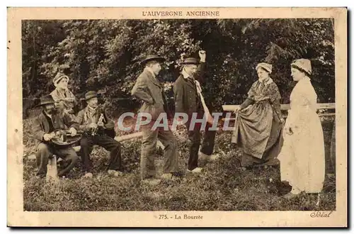 Auvergne Cartes postales La bouree