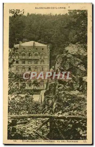 Bagnoles de l&#39orne Cartes postales Etablissement thermal vu des Rochers