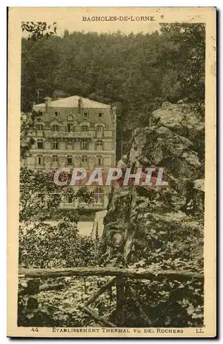 Bagnoles de l'orne Cartes postales Etablissement thermal vu des Rochers