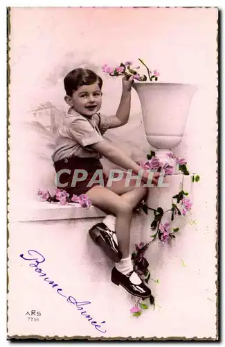 Cartes postales Fantaisie Enfant Bonne annee