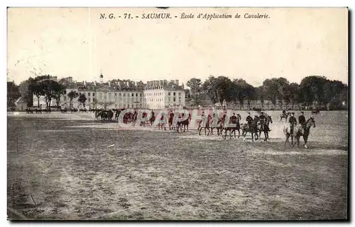 Saumur Cartes postales Ecole d&#39application de cavalerie