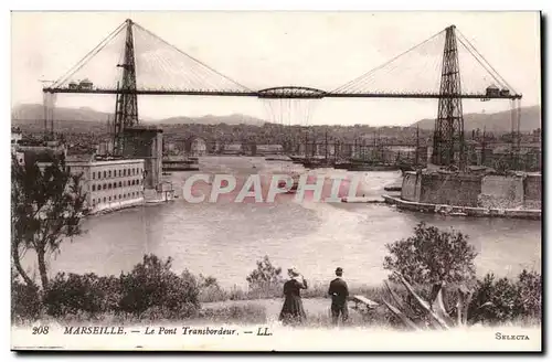 Marseille Cartes postales Le pont transbordeur