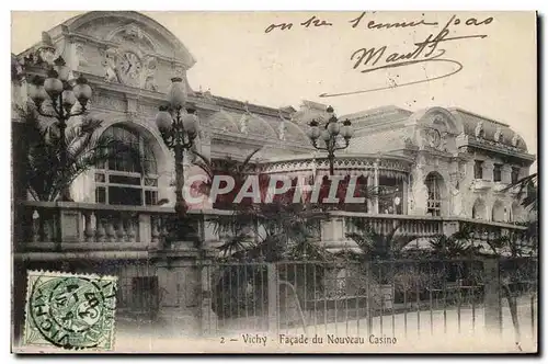 Vichy Cartes postales Facade du nouveau casino