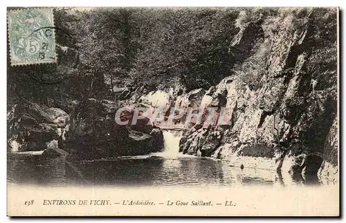 Environs de Vichy Ansichtskarte AK l&#39ardoisiere Le Gour SAillant